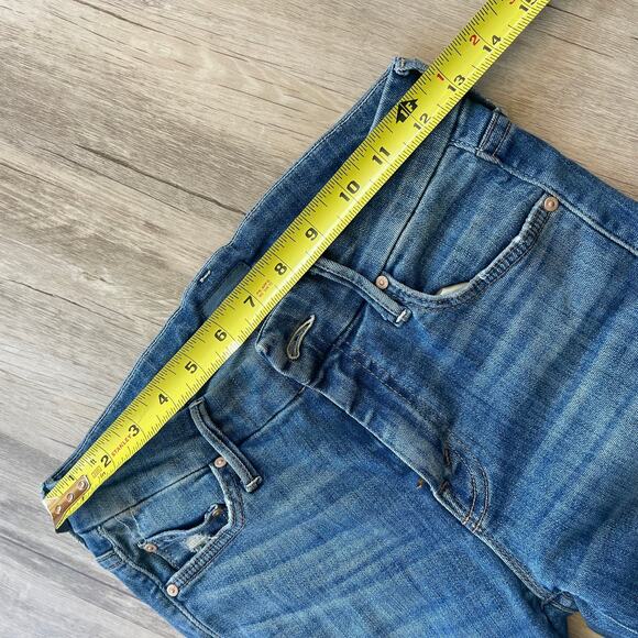 Mother The Looker Ankle Chew Jeans Women’s 25 Distressed Mum’s The Word Wash - Picture 8 of 15